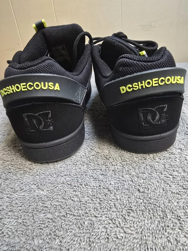 NUEVOS ZAPATOS DC SYNTAX ADBS100257 JUVENIL TALLA 6 NEGRO/VERDE Foto 3 de 4