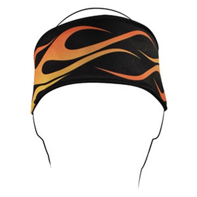 Zan Polyester Headband - Flames HB006