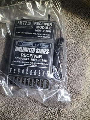 NOS Vintage JR Unlimited Series 8-Channel FM Receiver & Module NER-J128M...