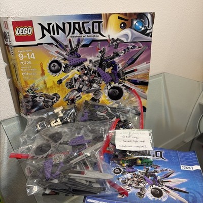 LEGO NINJAGO Nindroid MechDragon 70725 In 2014 Used INCOMPLETE W