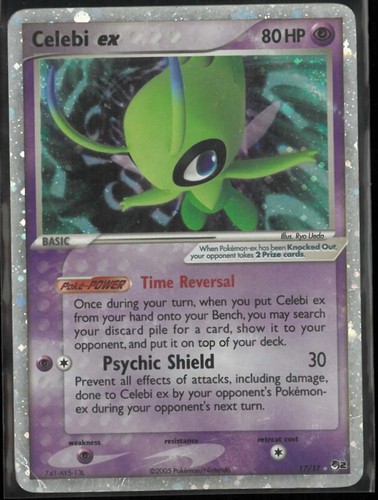 2005 Pokemon Pop Series 2 Celebi ex 17/17 HP