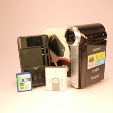 Sony Bloggie MHS-CM5 Handheld HD Camcorder Black Tested Full Working Set
