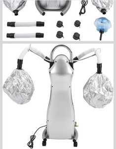 650W Standing Hair Steamer, Professional Hooded Heating Steam Cap