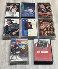 Lot Of Cassettes Willie Nelson Dan Seals And More READ SEE PHOTOS