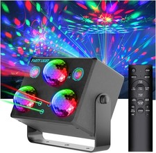 Disco Ball Party Light DJ Stage Strobe Sound Activated with Remote New