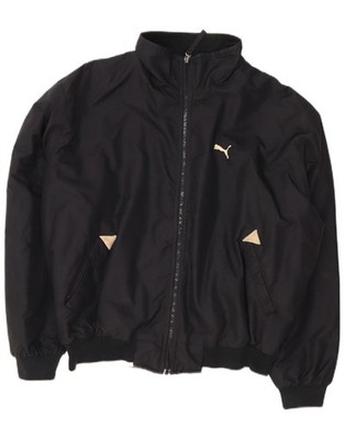 Puma Herren Bomberjacke Loose Fit UK 38 Medium Schwarz CS01