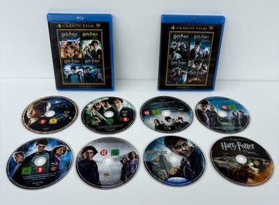 Harry Potter Komplett 7 Filme auf Blu-Ray Italien Deutsche Tonspur vorhanden