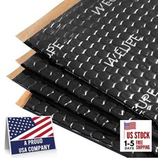 Sound Deadening Mat for Cars, 50 mil 5 sqft, Butyl Automotive Black - 5 sq ft