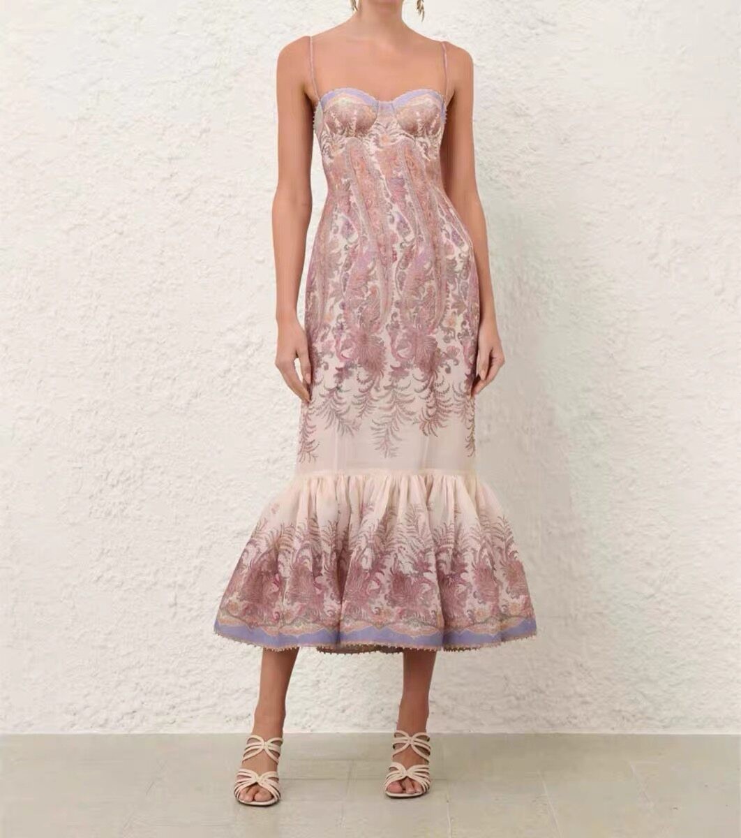 summer dresses fit and flare Unique Vintage Blue Summer Sloth Print Fit & Flare Dress