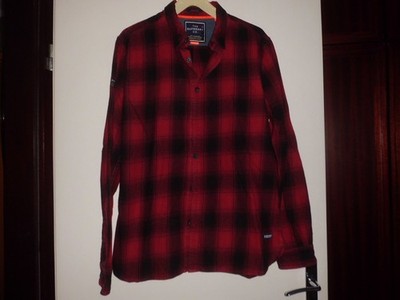 SUPERDRY modisches He. Flanell Hemd Langarm in Gr. XXL, passt Gr. 52 BESTZUSTAND