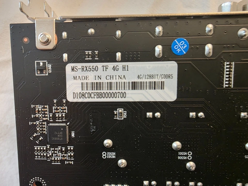 Amd Radeon Rx 550 4gb Gddr5_Scheda Video Grafica Editing Gaming_yeston - Immagine 4 di 4