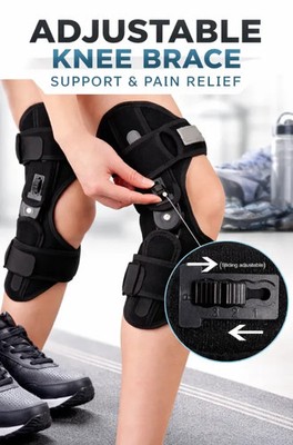 Adjustable Exoskeleton Walking Aid Knee Support Brace Gear Leg Joint Rehab Power