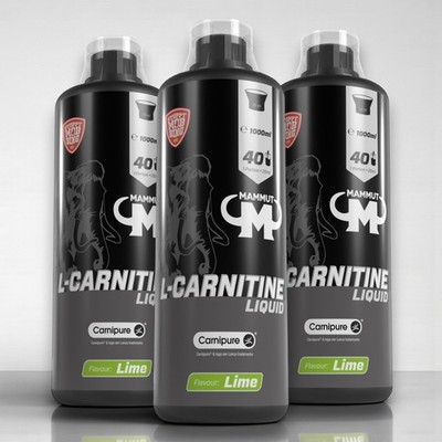 Mammut L Carnitin Liquid 3 x 1000ml Carnitin Limette trinkfertig  17,73 /Ltr.