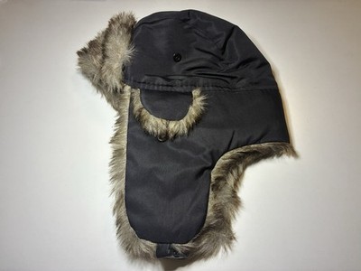 Ushanka Wintermütze Fellimitat schwarz braun warm Trappermütze Winterhut Unisex 