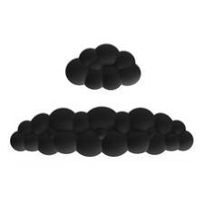 Cloud Wrist Rest Pad Kit Keyboard Wrist Rest Mouse Wrist Rest Memory Foam4677