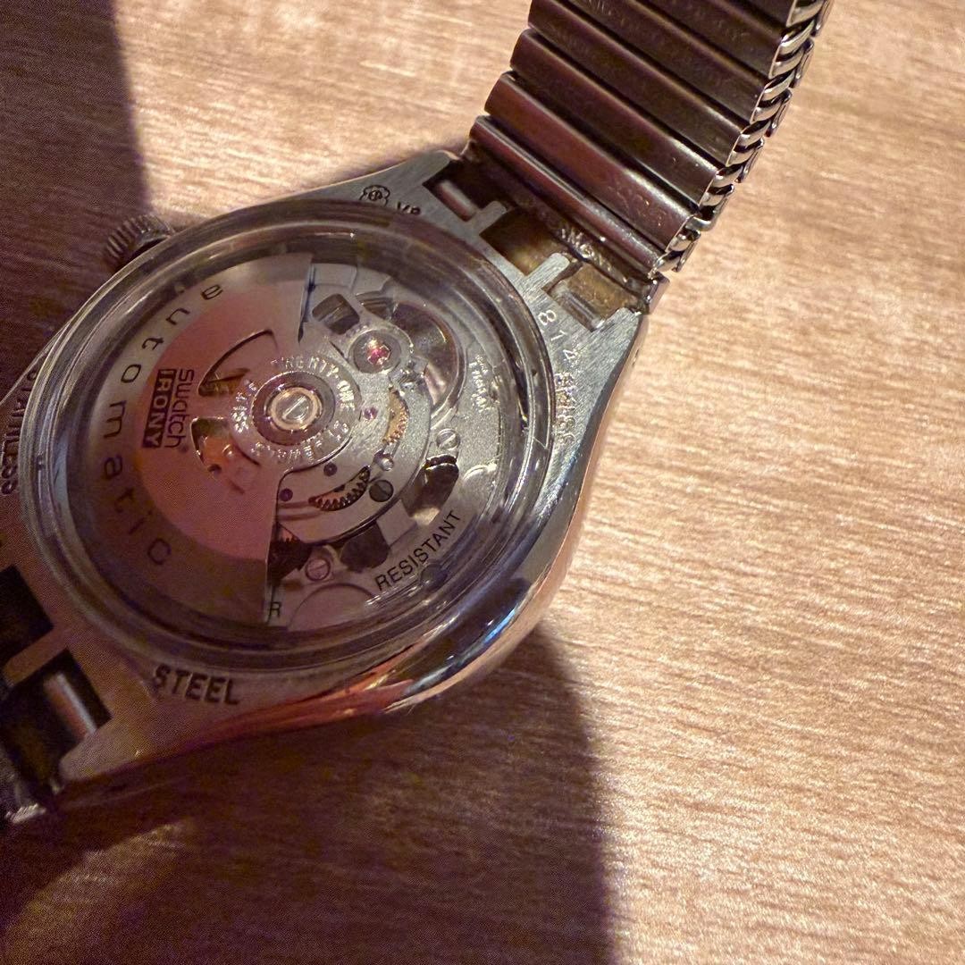 Swatch IRONY Skeleton Automatic Watch Timepiece S… - image 6