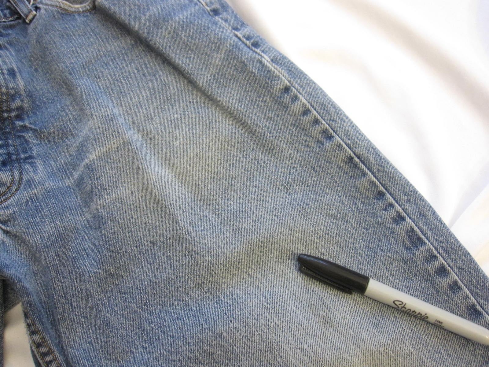 Y2K Distress Polo Jean Ralph Lauren Button Fly Button Denim Men Sz 36x32 (MP481) thumbnail 8