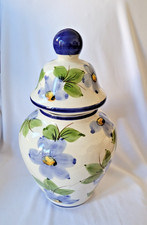 Royal Norfolk Tall Storage Jar & Lid 28cmh (11") in Good Cond