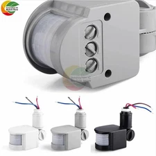 Infrared PIR Motion Sensor Switch, Motion Detector Light with LED Light Outdoor