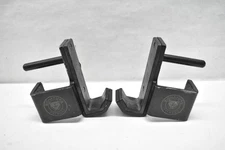 2 Pc Signature Fitness J-Cups J-Hooks for Power Rack Squat Rack Barbell Holders