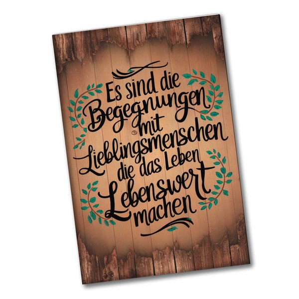 Begegnungen Mit Lieblingsmenschen Souvenir Souvenir Magnet-image