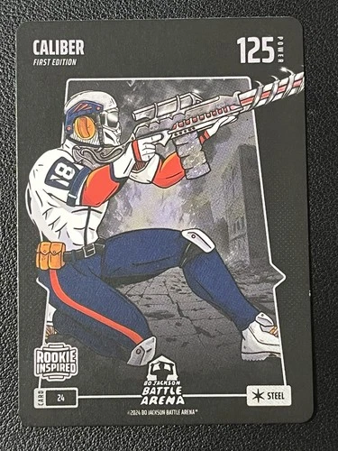 2024 Bo Jackson Battle Arena Caliber Caleb Williams Rookie Inspired Steel 1st Ed
