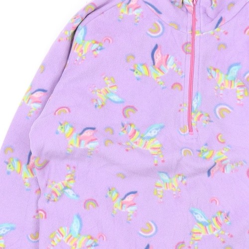 Mountain Warehouse Mädchen Einhorn Fleece Pullover - Lila Größe 13 - Bild 8 von 12