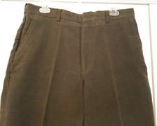 Orvis Field Pants Men 34x30 Heavy Green Vintage Made in USA Outdoor