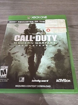Call of Duty: Modern Warfare Remastered (Xbox One) No Manual, tested!