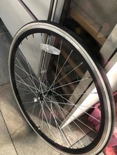 Black  700c Front Wheel Road Bike Rim Brake Double Wall & Tyre 700 x 23c