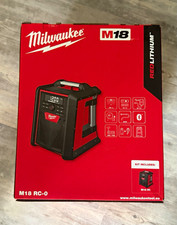 Milwaukee M18 RC-0 Baustellenradio Akku-Radio mit M18 Charger Ladeger&auml;t