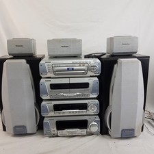 Technics Hi-Fi Stereo System DV250 CD Cassette Tape Player Processor Amplifier