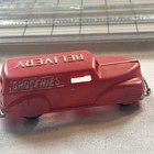 PLASTIC TOY RED DELIVERY VAN Renwall products made is USA — photo 7