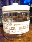 VTG Pyrex The Cracker Barrel Jar Glass Canister Storage Container 60s 70s MCM — photo 2