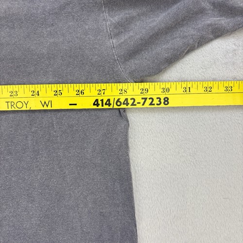 Vintage Nike Shirt Mens XXL Gray Made In USA Swoosh Faded 90s Y2K Short Sleeve T - Picture 9 of 11