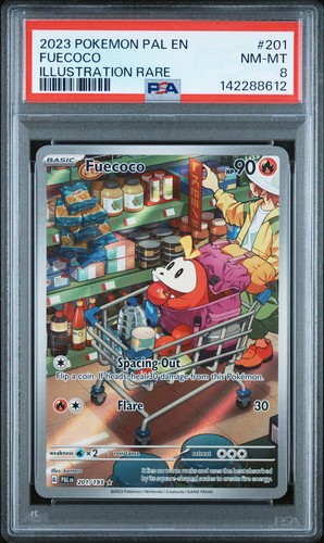 Fuecoco graded PSA 8 for sale on eBay
