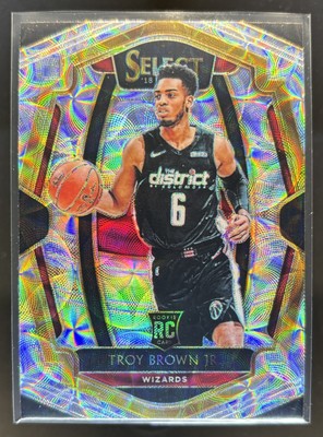 2018-19 Select Troy Brown Jr. Scope Prizms #144 RC Premier Washington Wizards