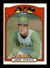 1972 Topps #189 Gene Tenace   EXMT/EXMT+ X3702259