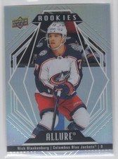 #132 2022-23 Upper Deck Allure Nick Blankenburg Rookie Columbus Blue Jackets