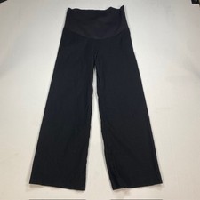 Maeve Anthropologie The Colette Wide Leg Pants Black High Rise Size 2M