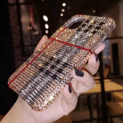 Bling Diamonds iPhone Case 17 16 15 14 13 12 11 X Plus Pro Max Fashion Pattern