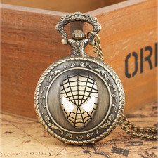 Spiderman Pocket Watch NEW Gift Marvel Spidey Superhero Comic