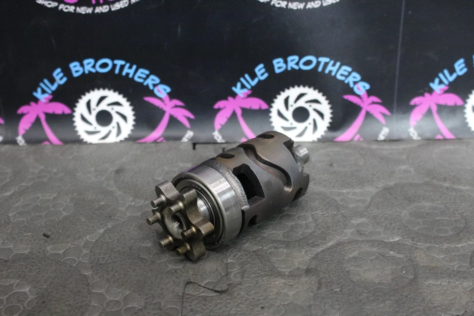 1986 Yamaha YZ250 ENGINE MOTOR TRANSMISSION GEAR SHIFT FORKS DRUM  - Image 2 of 4