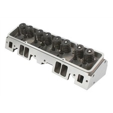 Flo-tek Sbc 350 Chevy Aluminum Assembled 64cc Cylinder Head W Studs Guideplates