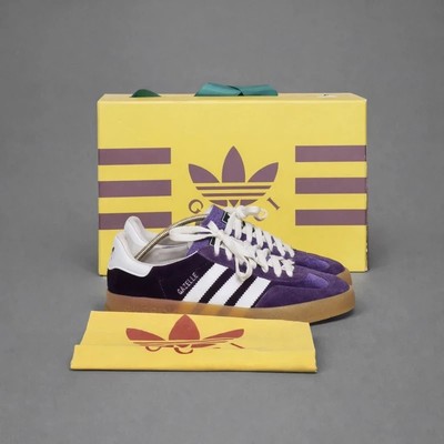 New Gucci x Adidas Gazelle Purple Sneakers   Size 38   Limited Edition