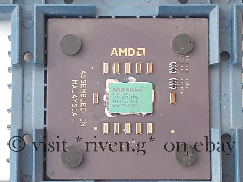 AMD ATHLON 850 Mhz SOCKET 462 CPU@THUNDERBIRD CORE@FULLY TESTED@A08500AMT3B@ADFA - Image 2 of 4