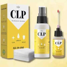 Pistol Gun Cleaning Kit - Gun Cleaner - Gun Oil Lube - Cleaning Patches New !