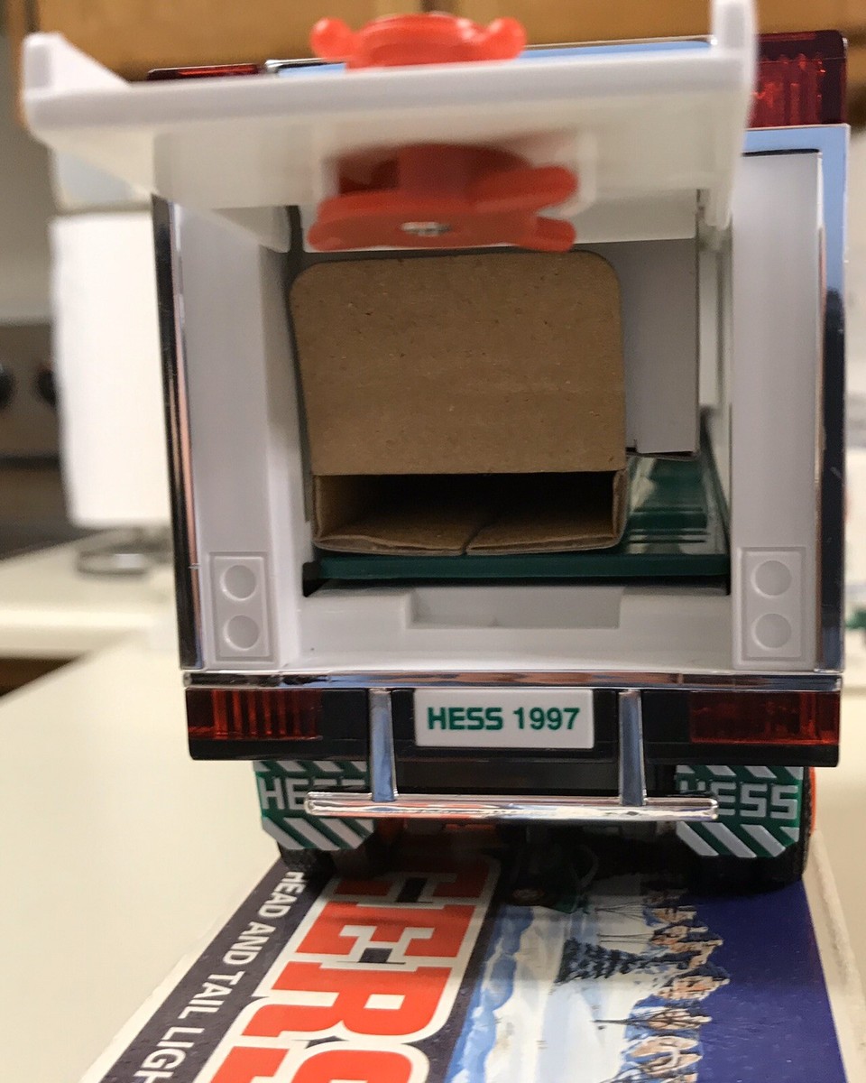 1997 HESS TOY TRUCK AND RACERS NEW IN BOX | eBay