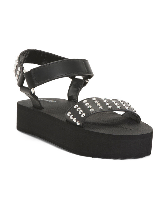 New NINE WEST Studded Sport womens Sandals size 8