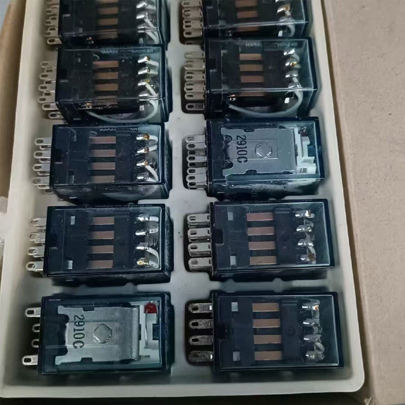 MY4 24VAC (S) | Relè di potenza Omron serie MY4, 4PDT, bobina 24 V ac, Guida DIN 5 A | RS